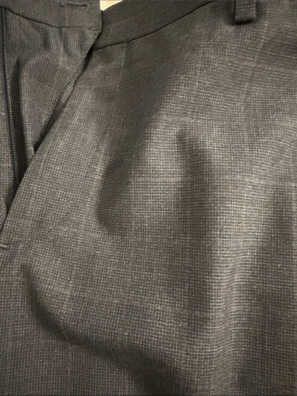 Banana Republic Gray Windowpane Men's Suit Blazer and Pants set